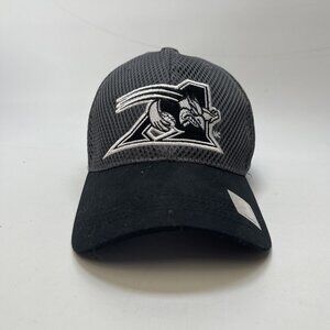 Vintage Montreal Alouettes Trucker Hat Cap Strap Back Blue Red CFL Football Mens